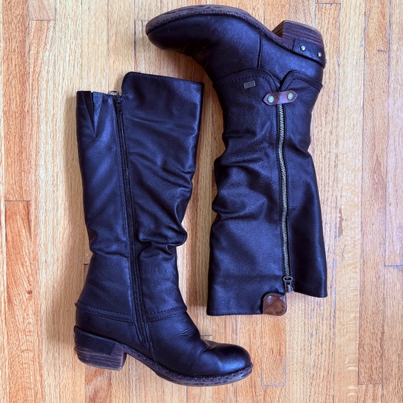 Rieker Must Have Black leather knee high boots - Picture 1 of 12